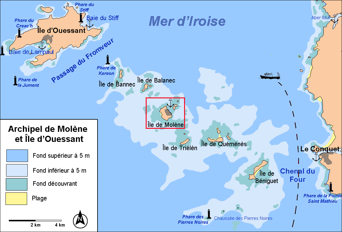 Vue de Île-Molène